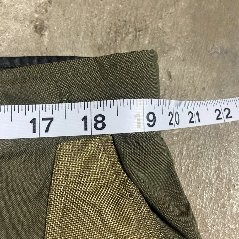 Vintage L.L. Bean Canvas Carpenter Pants Size 40 Green Briar Guard Brush Hunting